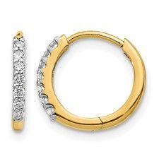 Diamond Hoop Earrings Q00283102