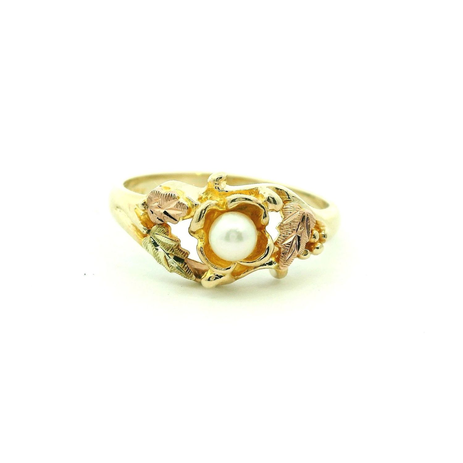 Two Tone Pearl Ring GAF30013 Two Tone Pearl Ring GAF30013