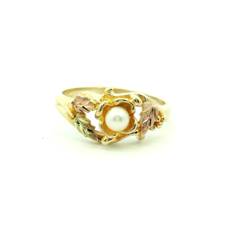 Two Tone Pearl Ring GAF30013