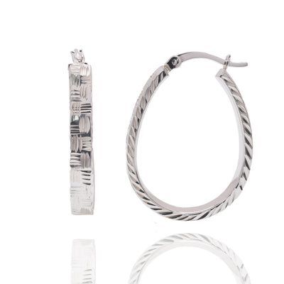 Sterling Hoop Earrings SIL6454121