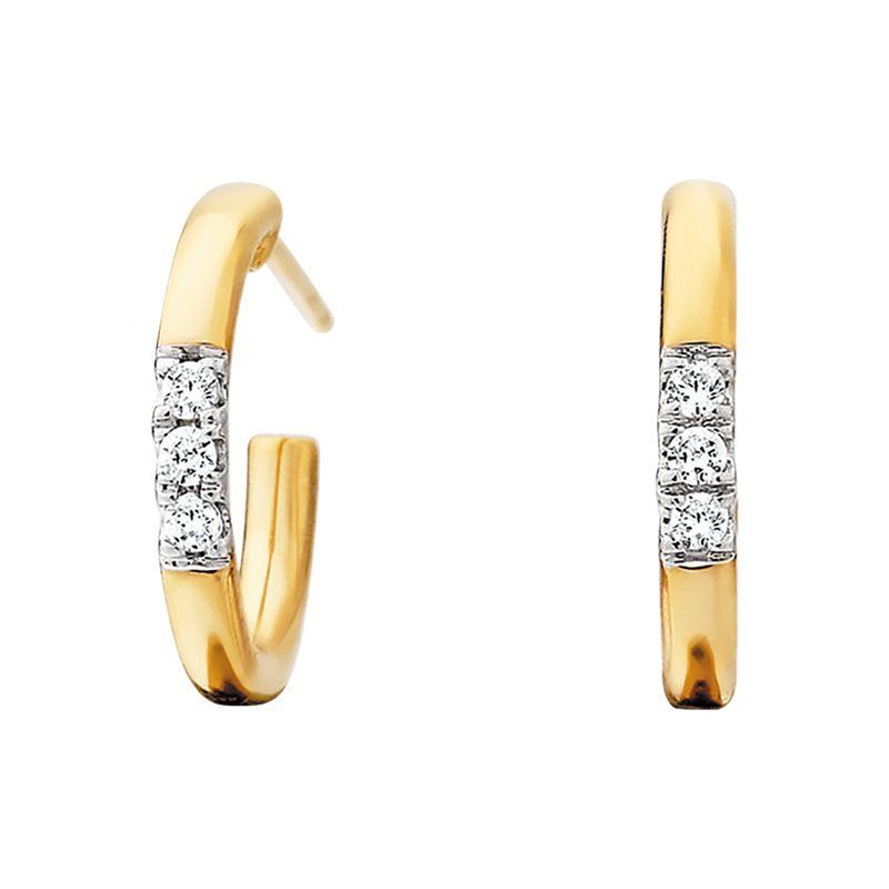 Diamond Hoop Earrings BER4251136