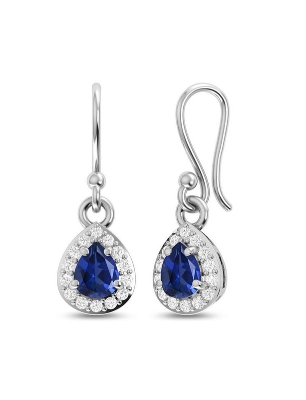 Sterling Sapphire Earrings SAN210551
