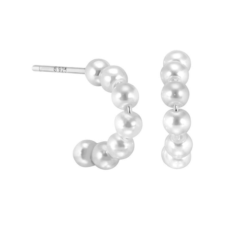 Sterling Pearl Earrings KW06454194
