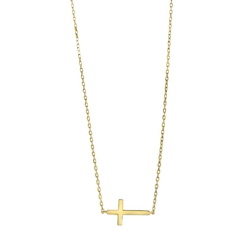 Yellow Cross Necklace KW07721657