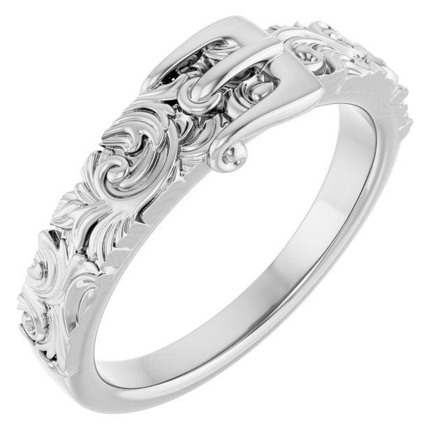 Sterling Buckle Ring X006201232