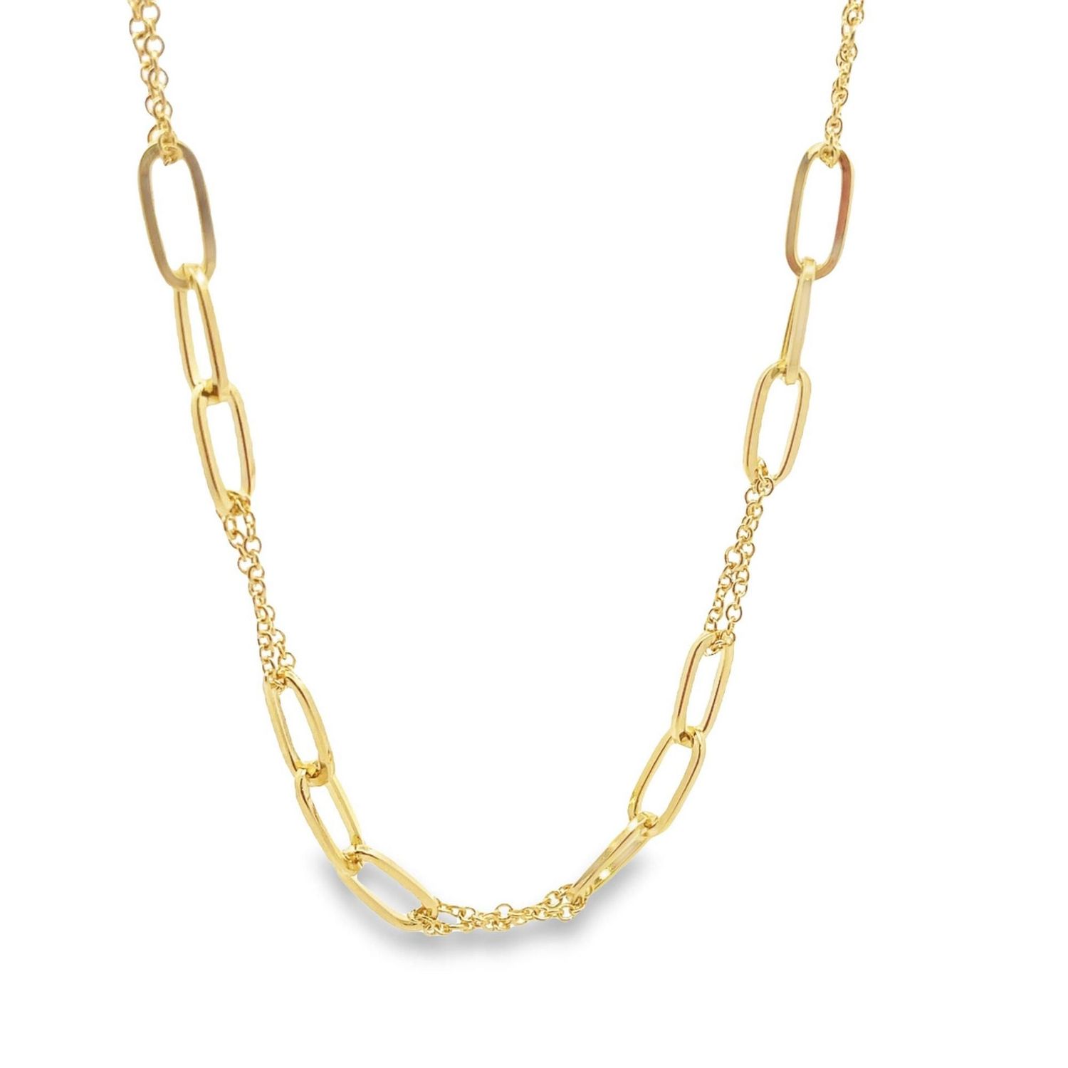 Yellow Paperclip Necklace MIA773585