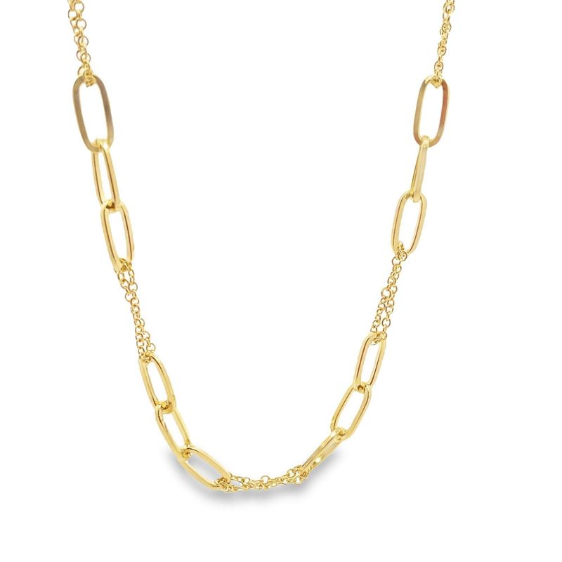 Yellow Paperclip Necklace MIA773585