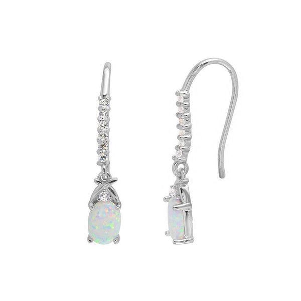 Sterling Opal Earrings SIL210536