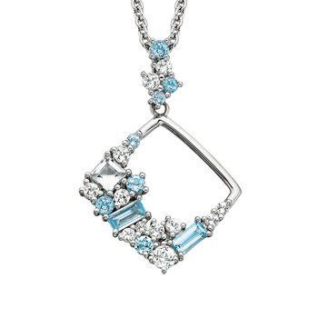 Sterling Topaz Pendant BER2301167