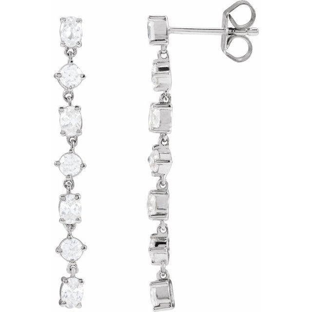 Diamond Dangle Earrings X00283118