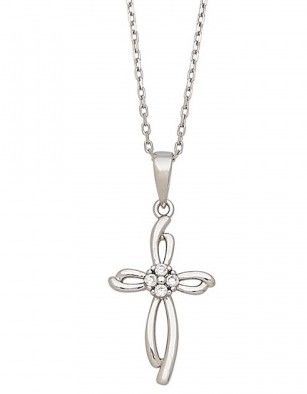 Sterling Cross Pendant SR06356860