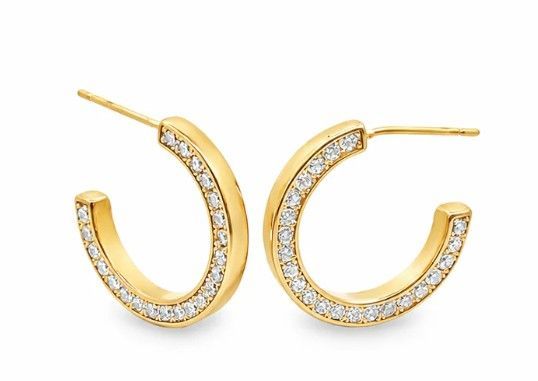 Yellow Hoop Earrings MIA7751204