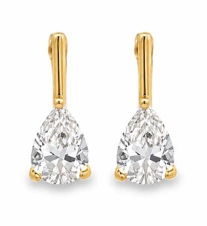 Yellow Pear Earrings MIA7751209