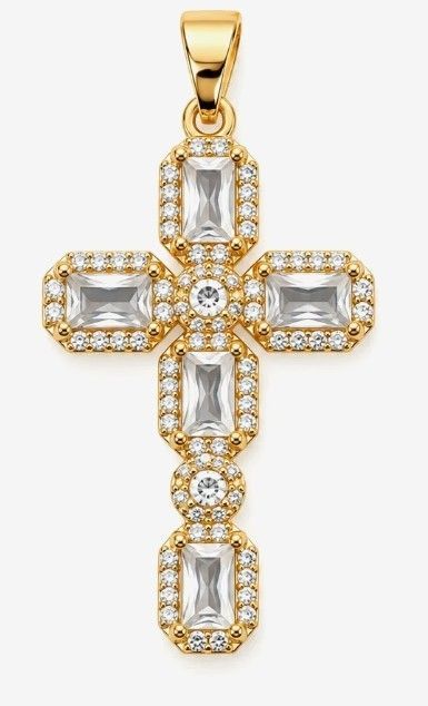 Yellow Cross Pendant MIA7721754