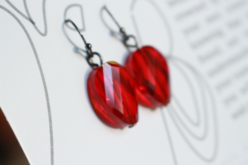 Blood Red Beads