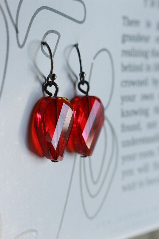 Blood Red Beads