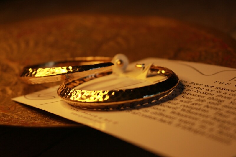 Giant Golden Thick Hoops