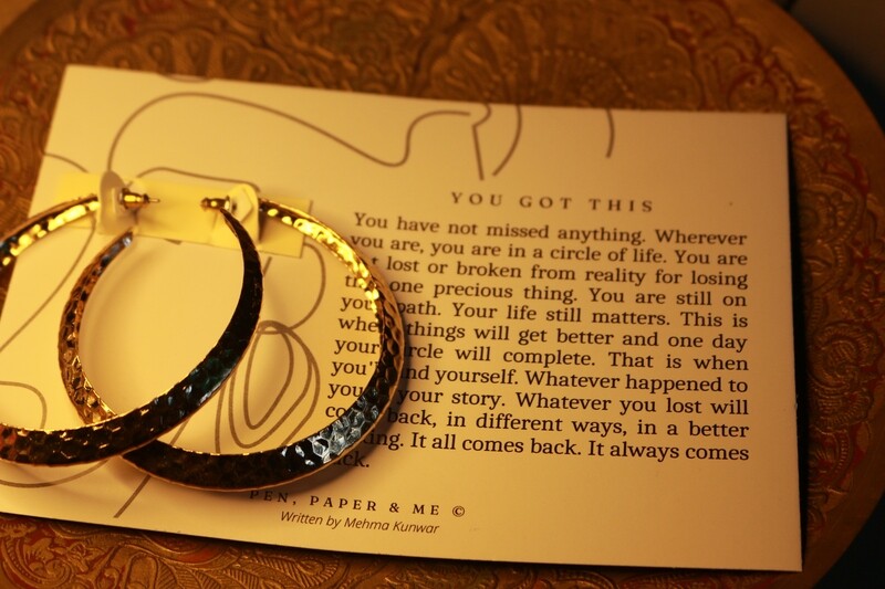 Giant Golden Thick Hoops