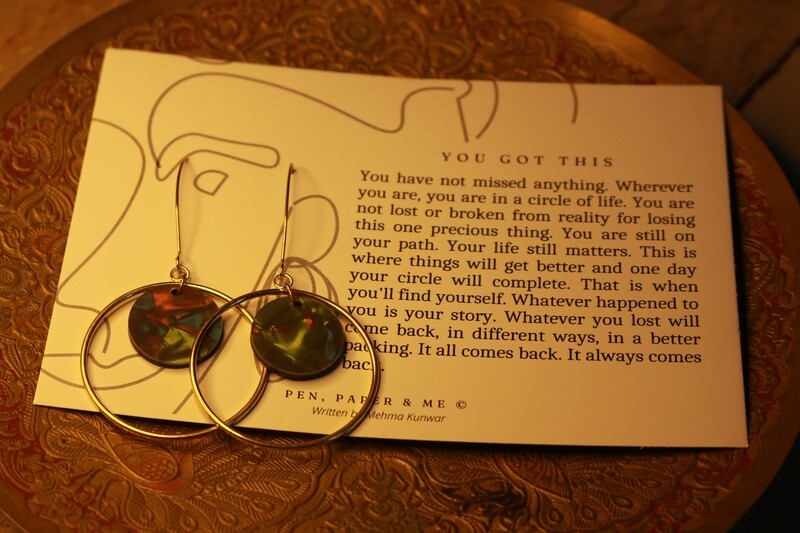Multicolor Fancy Hoops