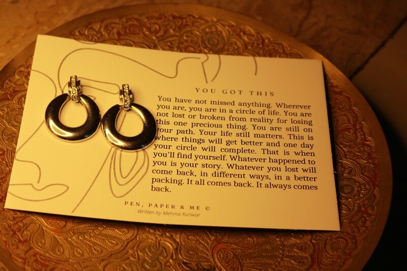 Silver Thick Hoops