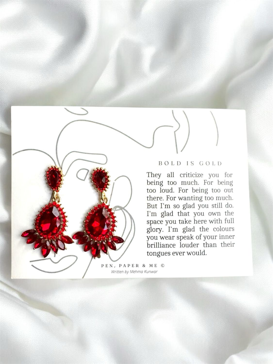 Red Rhinestones