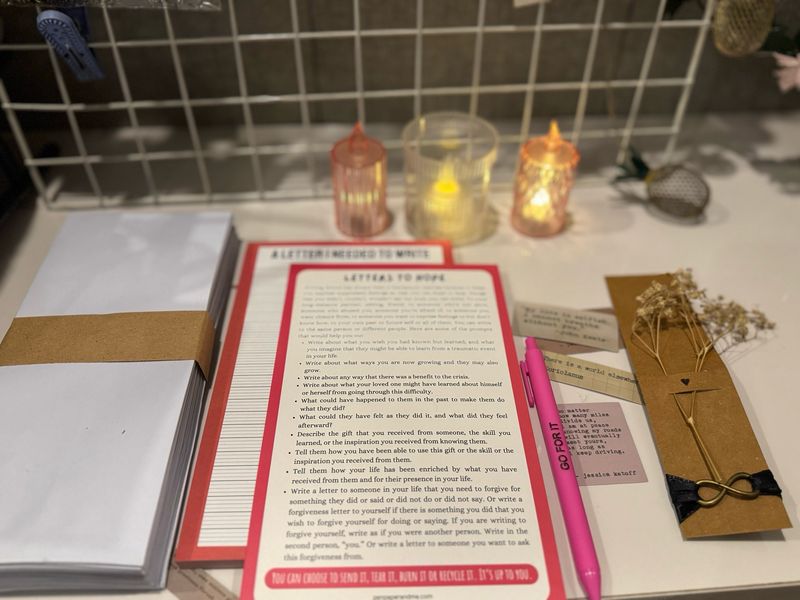 Therapeutic letter writing Kit