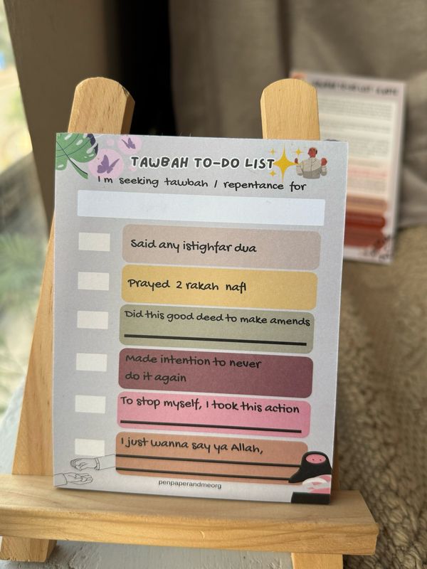 Tawbah To-Do List