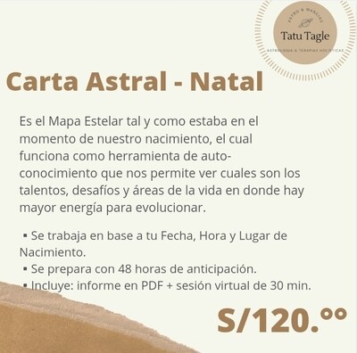 Carta Astral - Natal
