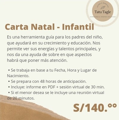 Carta Natal - Infantil