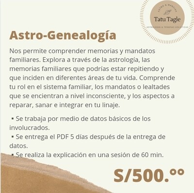 Astro-Genealogía
