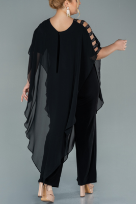 Elegant Plus Size Jumpsuit | Mother of the Bride &amp; Wedding Guest Dress | Beaded Batwing Sleeve Jumpsuit | Halloween Party Dress, 12-22 US
