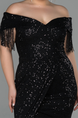 Plus Size Sequin Gown for Wedding Guest, Sexy Sparkling Off-the-Shoulder Slit Prom Queen Evening Dress, 6-22 US
