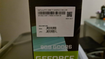 MSI GeForce RTX 3060 Ti GAMING X 8GB Video Card - LHR Version