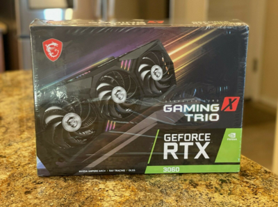 MSI GeForce RTX 3060 12 GB Gaming X Trio Nvidia Graphics Card - SHIPS NOW 🚚💨