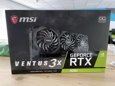 MSI GeForce RTX 3090 VENTUS 3X 24GB GDDR6X Graphics Card