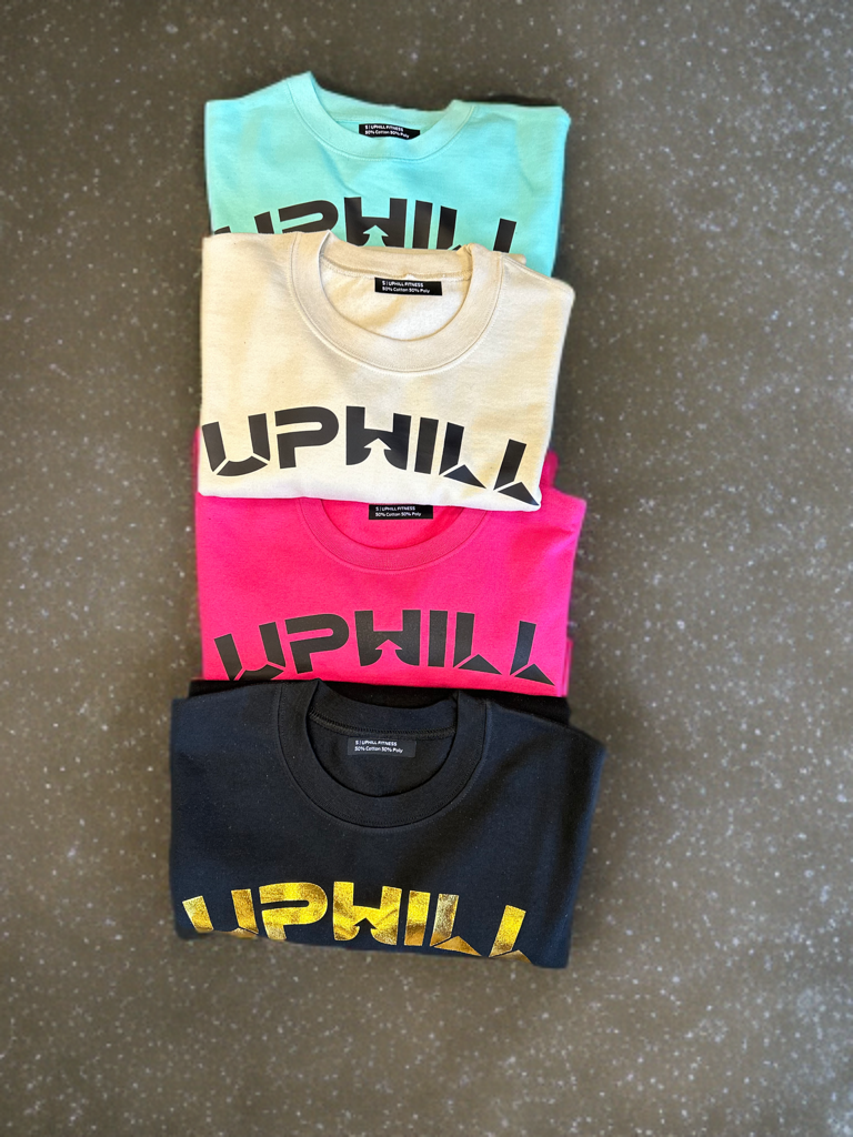 UPHILL &quot;CURVE EM&quot; SWEATSHIRT