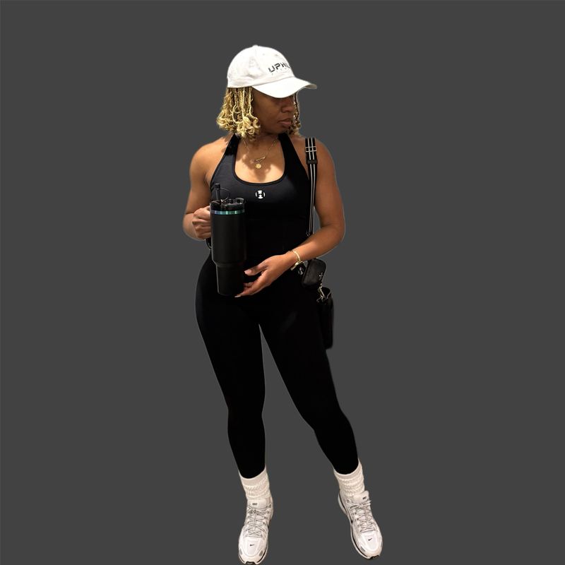 &quot;MUSCLE MOMMIE&quot; HALTER SET