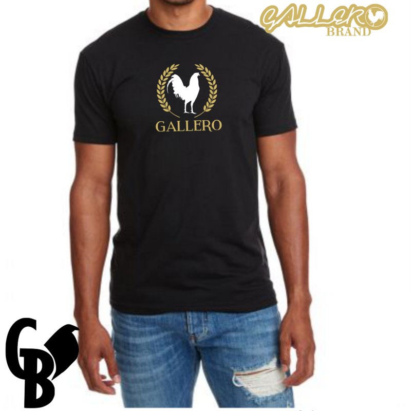 GALLERO T-SHIRT wheat gold and white