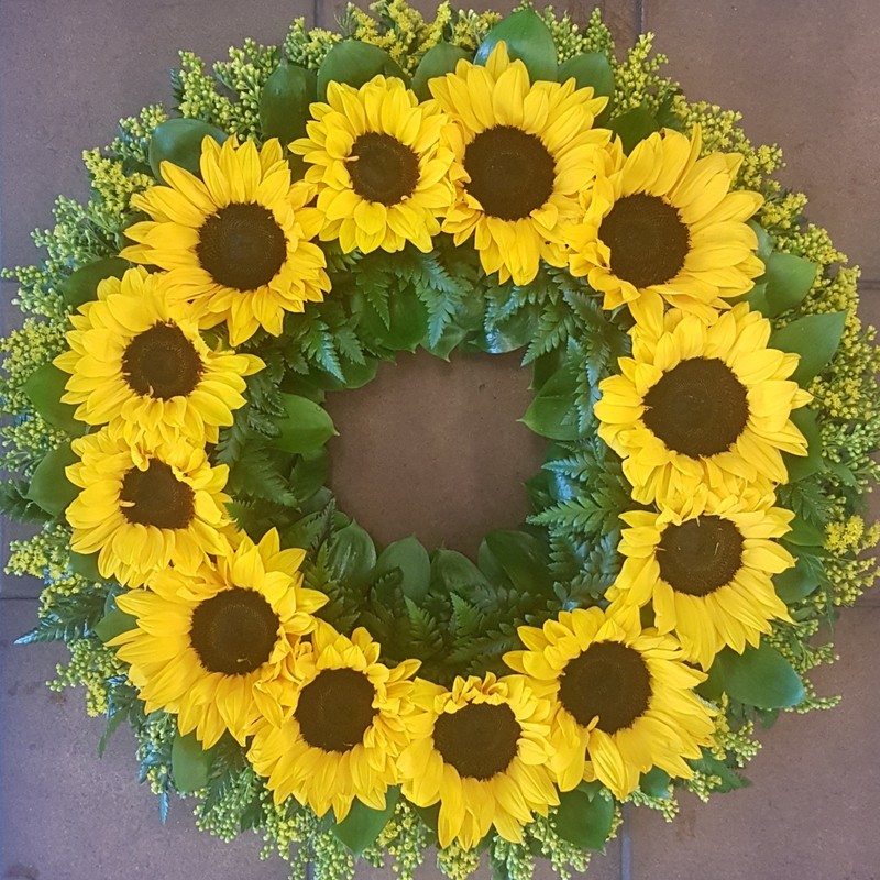 Sunflower Wreath