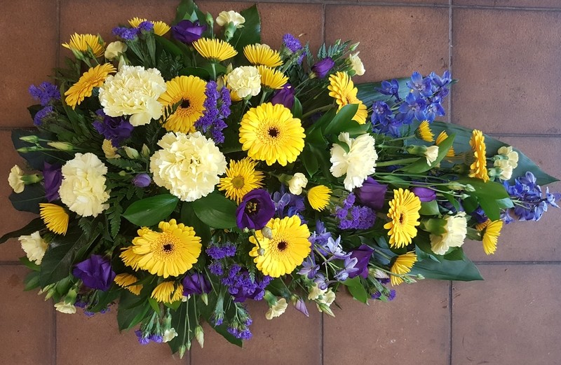 Single Ended Spray - Yellow and Purple