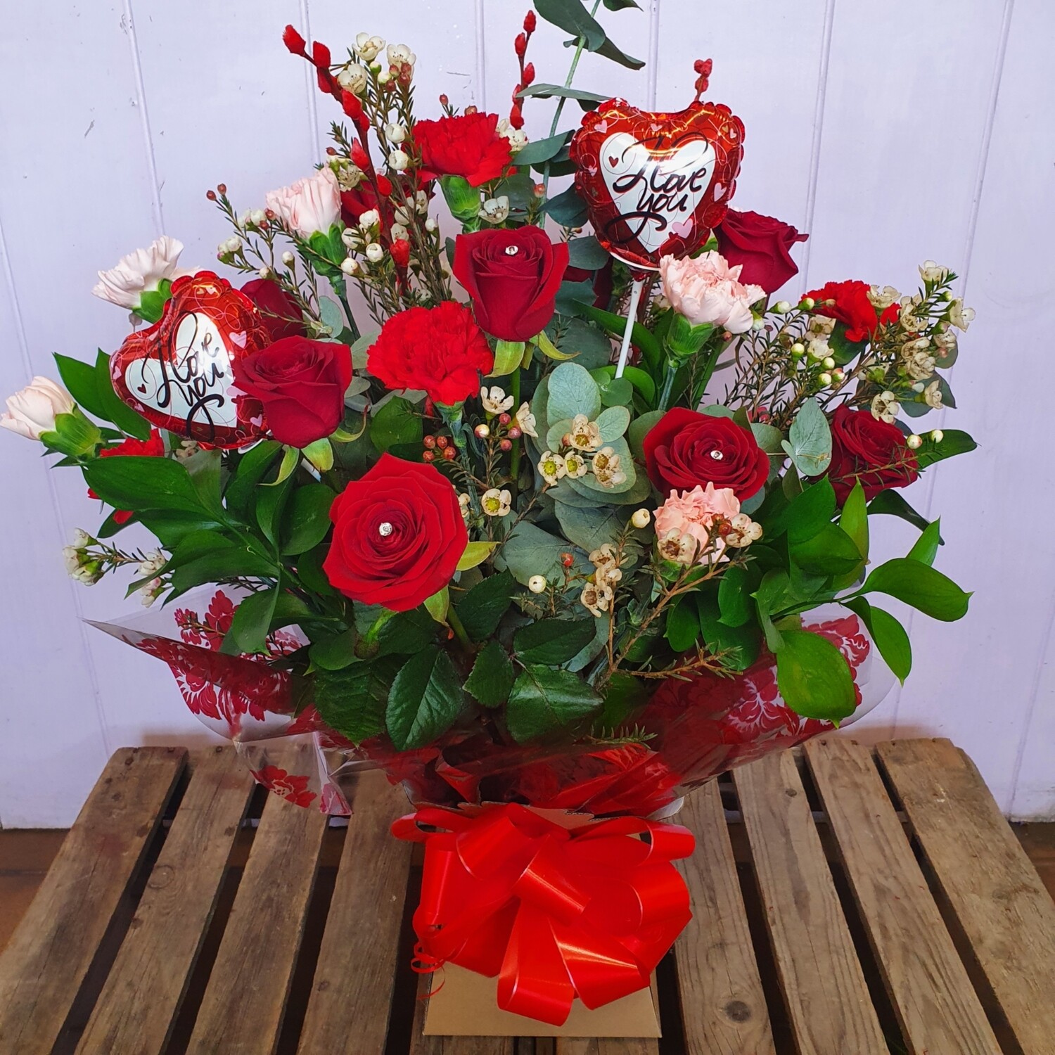 Deluxe Valentines Vase
