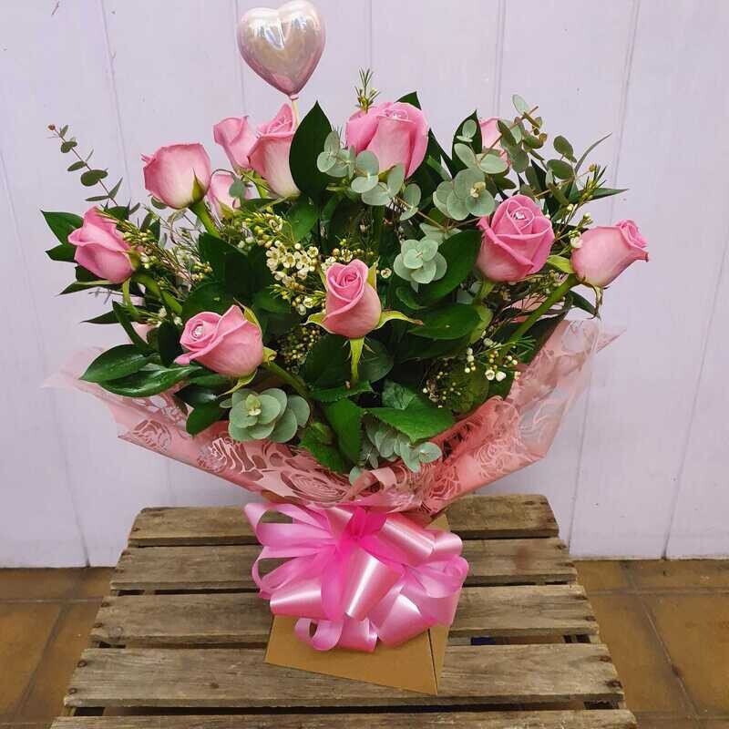 Dozen Rose Vase *REQUIRES 3 DAYS NOTICE*
