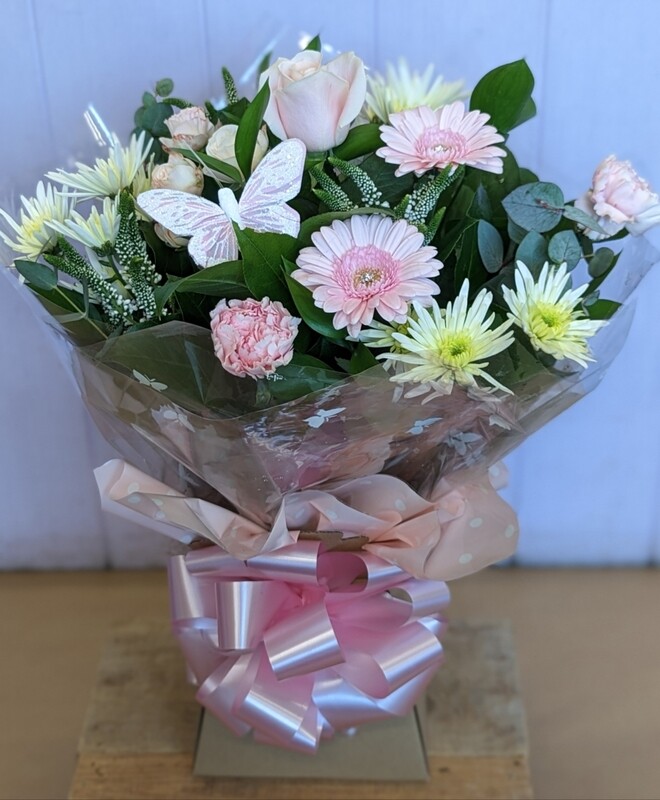 Pink and White