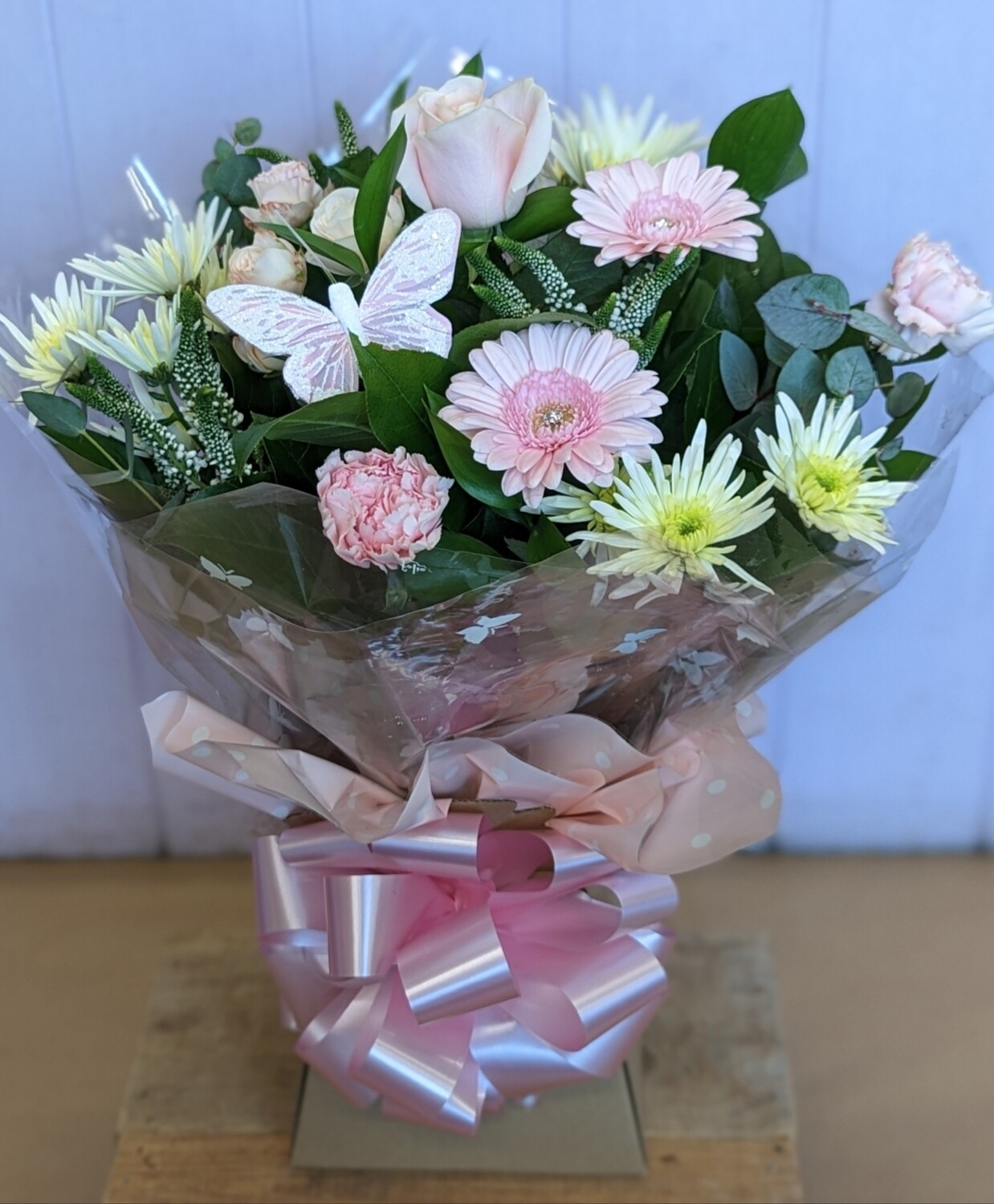 Pink and White