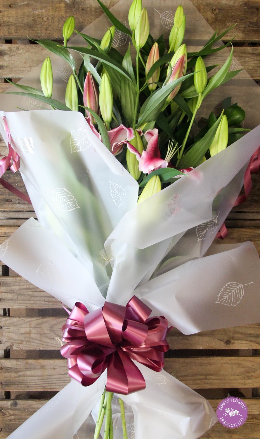 Oriental Lily Bouquet *3 days notice*