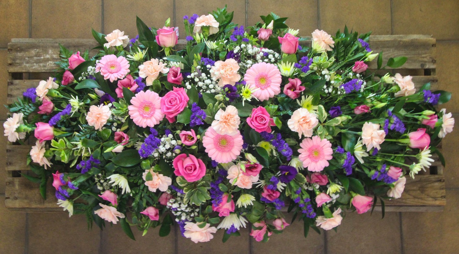 Pink Purple and White