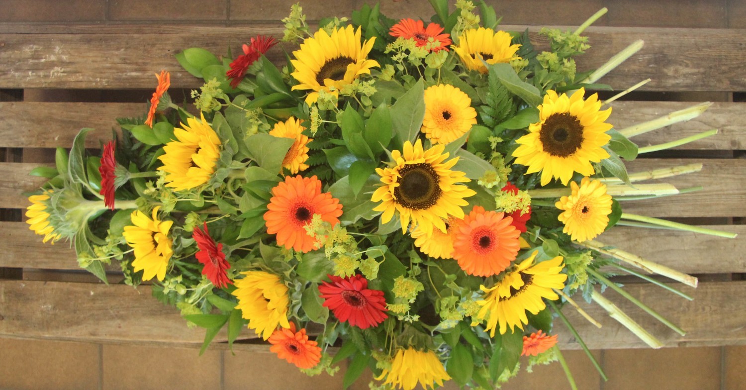 Single Ended Spray - Sunflowers and Germini