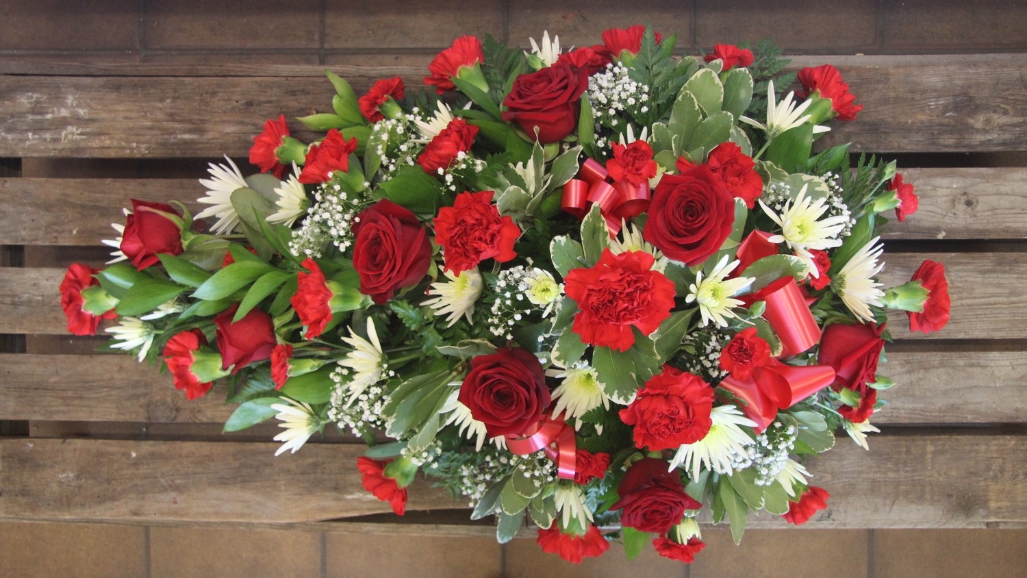 Rose and Carnation Single Ended Spray