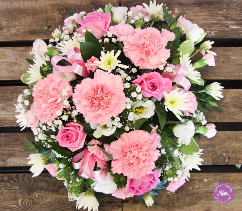 Posy - Pale Pink and White
