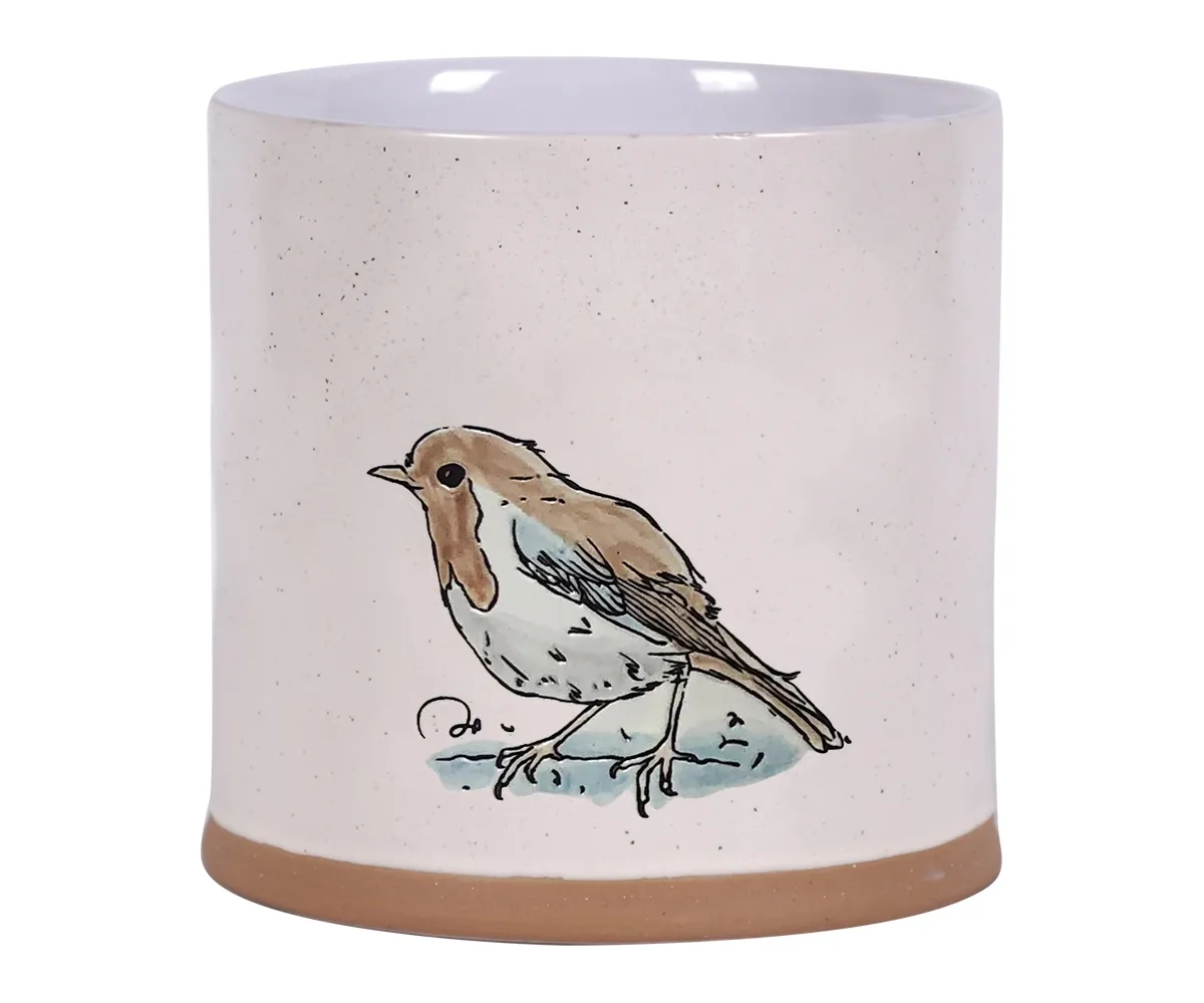 Little Bird 4.25&quot; Sally Sketch Flower Pot